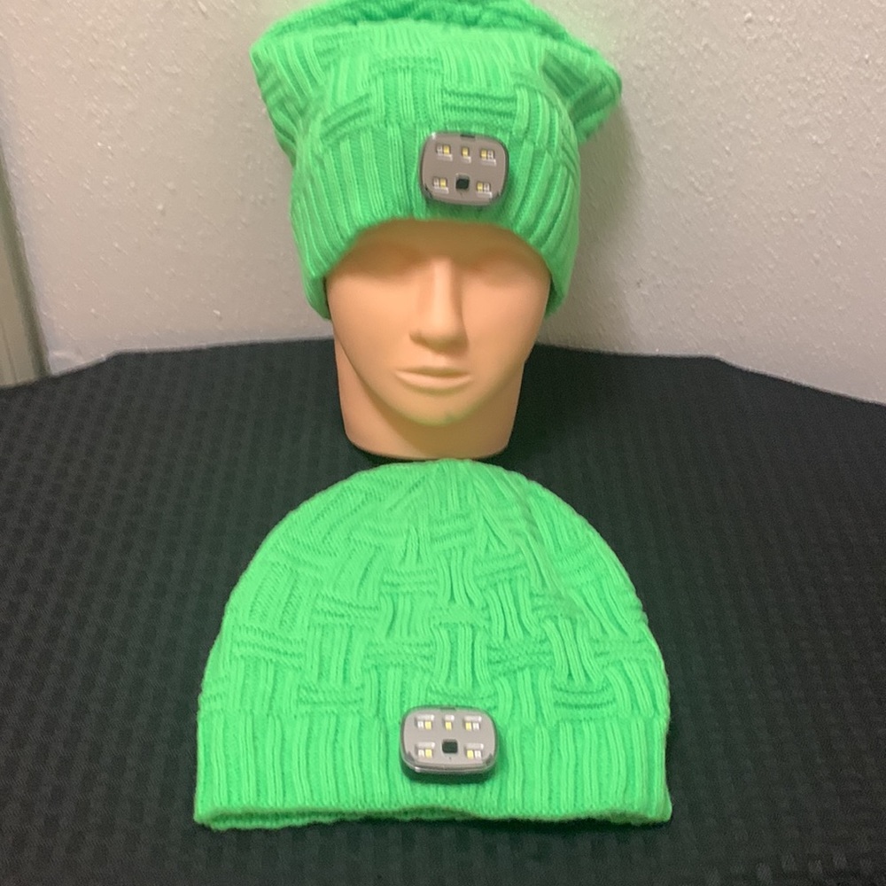 Set Of Two Zennutt Beanie Hat For Men 3 Led Light… - image 5